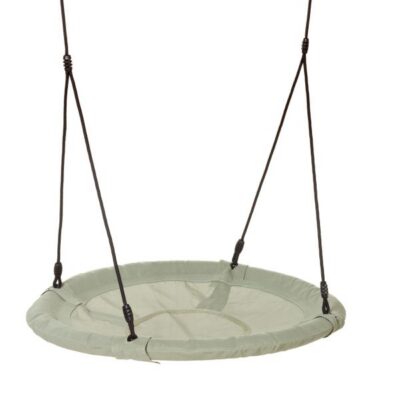 Pesakiik DICE pastelne roheline ∅100cm (mustad köied)