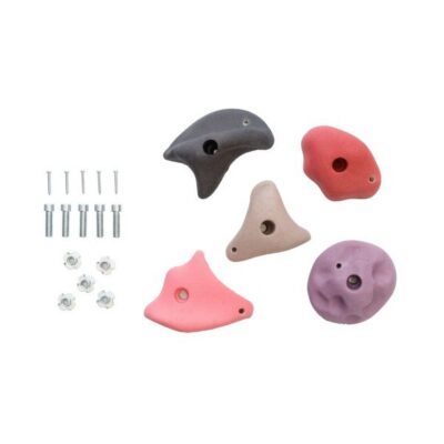 Ronimiskivid DICE (L-suurus) pastell-roosad naturaalkivid